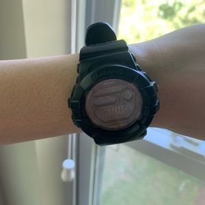 Used baby g shock black watch